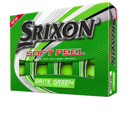 Soft Feel Brite 2 Green Golf Balls